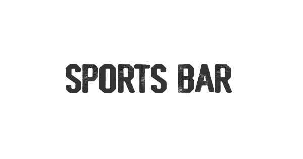 Sports Bar font thumb